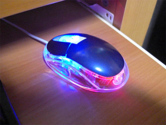 青LED点灯